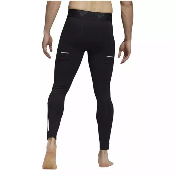 Adidas Hockey Baselayer Tights with Cup Mens Black adiHockey Pants Size S GQ9502 - Picture 4 of 8